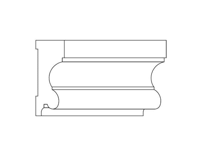 Traditional Casing, 3 1/2''w x 1 5/16''d — White River Hardwoods